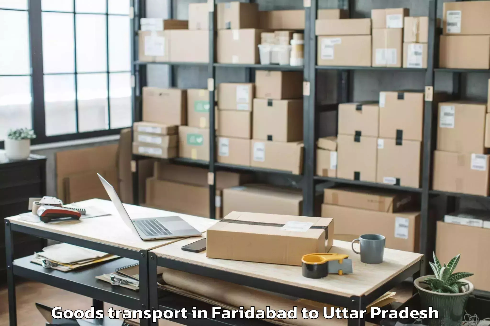 Faridabad to Sahara Ganj Mall Goods Transport Booking